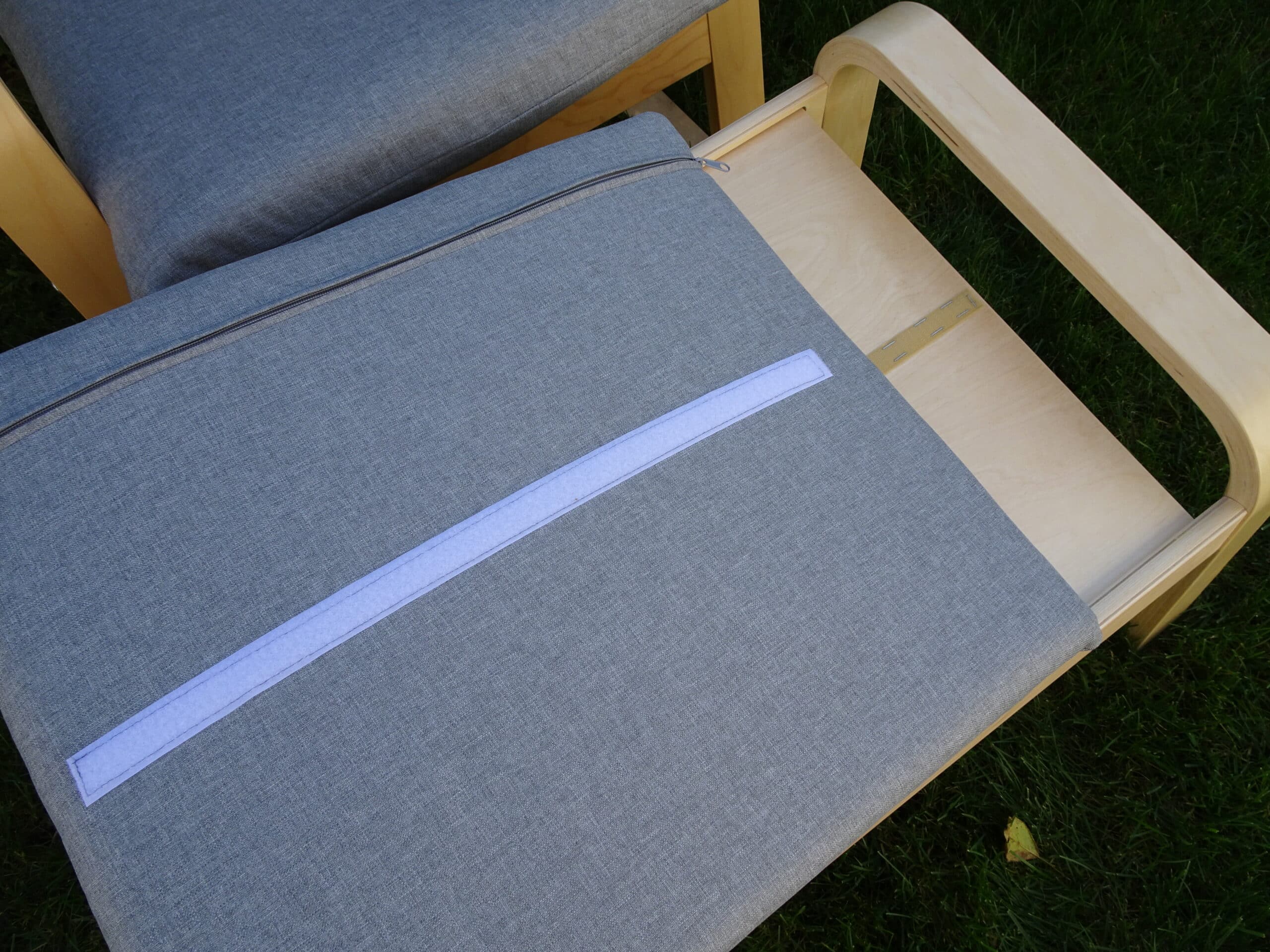 Kissen für IKEA Pello Poäng Sessel 8 cm + Fußhocker – Bild 8