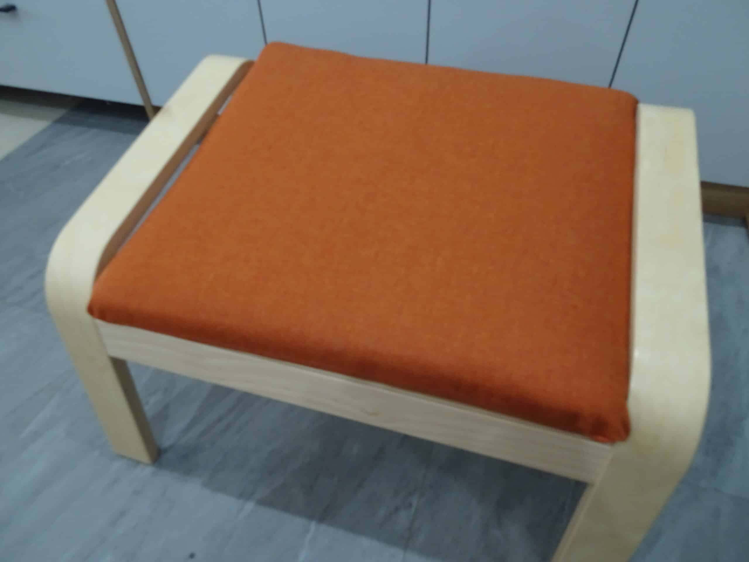 Kissen für IKEA Pello Poäng Sessel 8 cm + Fußhocker – Bild 7